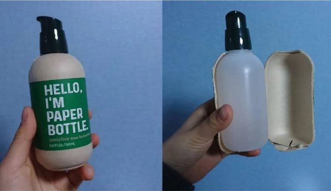 ‘I’m paper bottle’ is actually a plastic bottle wrapped in paper